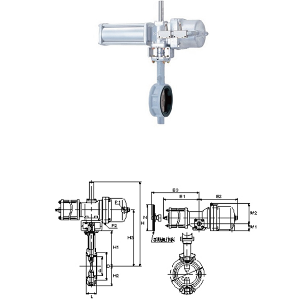 KITZ開滋日本進口20K電動蝶閥EXS100-20DJUE-200A