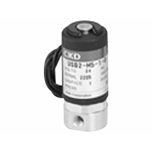 CKD喜開理多種流體小型直動式2通電磁閥USB2-M5-2-AC100V